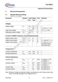 TLE5206-2GP Datasheet Page 8