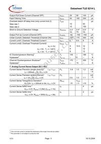 TLE6214L Datasheet Page 5