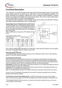 TLE6214L Datasheet Page 6