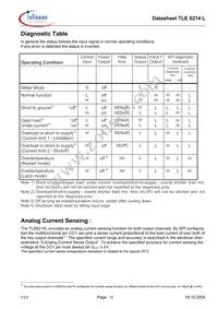 TLE6214L Datasheet Page 12