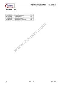 TLE6215G Datasheet Page 12