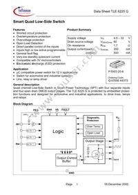 TLE6225GXUMA1 Datasheet Cover