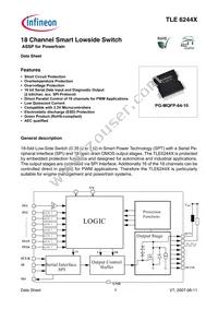 TLE6244XAQMA1 Datasheet Cover