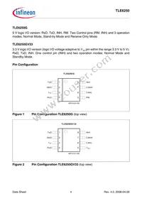 TLE6250PG Datasheet Page 4