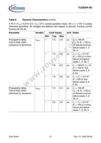 TLE62543GXUMA2 Datasheet Page 21