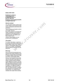 TLE6255GNTMA1 Datasheet Page 23