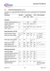 TLE62633GXUMA1 Datasheet Page 22