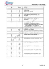 TLE6280GPAUMA2 Datasheet Page 3