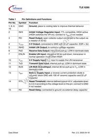 TLE6285GDUMA1 Datasheet Page 5