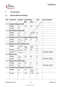 TLE6361GNUMA1 Datasheet Page 23