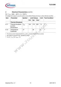 TLE63892GV50XUMA1 Datasheet Page 19