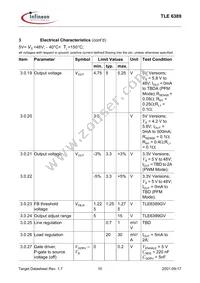 TLE6389G501NTMA1 Datasheet Page 10