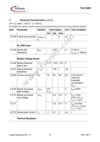 TLE6389G501NTMA1 Datasheet Page 14