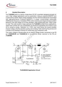 TLE6389G501NTMA1 Datasheet Page 16