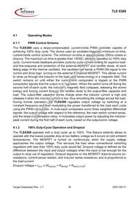 TLE6389G501NTMA1 Datasheet Page 18