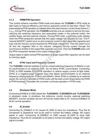TLE6389G501NTMA1 Datasheet Page 19