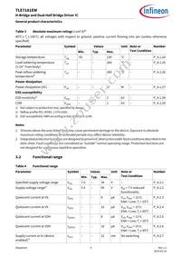 TLE7181EMXUMA1 Datasheet Page 9