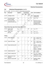 TLE7209-2R Datasheet Page 22