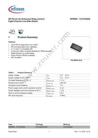 TLE7230GSFUMA1 Datasheet Page 3