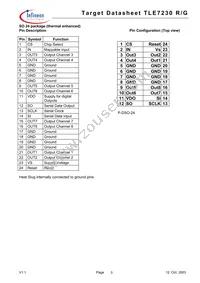 TLE7230GXUMA1 Datasheet Page 3