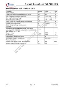 TLE7230GXUMA1 Datasheet Page 4
