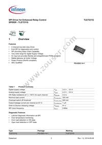 TLE7231GXUMA1 Datasheet Page 3