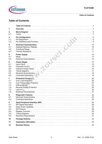 TLE7234EXUMA1 Datasheet Page 2