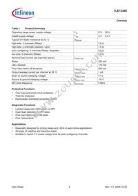 TLE7234EXUMA1 Datasheet Page 4
