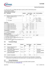 TLE7234EXUMA1 Datasheet Page 11