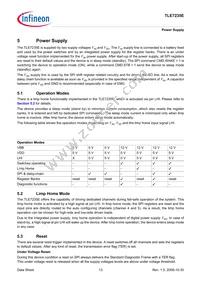 TLE7235E Datasheet Page 13
