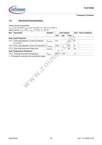 TLE7235E Datasheet Page 22