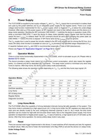 TLE7235SEXUMA1 Datasheet Page 13