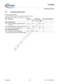 TLE7238GSXUMA1 Datasheet Page 22