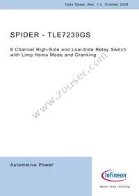 TLE7239GSFUMA1 Datasheet Cover