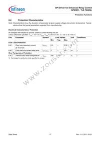 TLE7240SL Datasheet Page 17