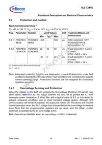 TLE7241EXUMA2 Datasheet Page 16