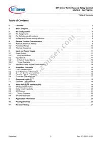 TLE7243SLXUMA2 Datasheet Page 2