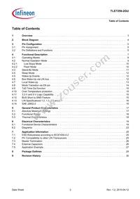 TLE72592GUXUMA1 Datasheet Page 2