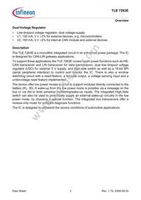 TLE7263E Datasheet Page 3