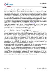 TLE7263EXUMA2 Datasheet Page 17