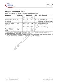 TLE7273G V50 Datasheet Page 11