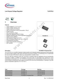 TLE72782GV26XUMA1 Datasheet Page 2