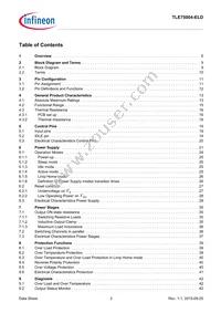 TLE75004ELDXUMA1 Datasheet Page 2