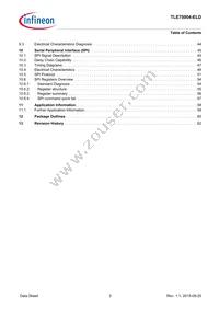 TLE75004ELDXUMA1 Datasheet Page 3