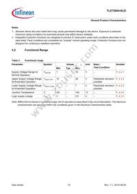 TLE75004ELDXUMA1 Datasheet Page 15