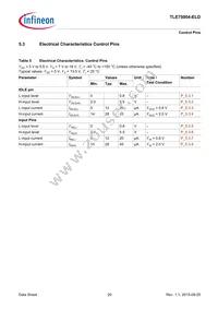 TLE75004ELDXUMA1 Datasheet Page 20