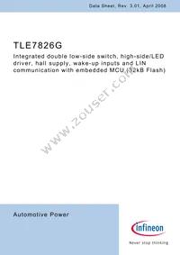 TLE7826GXUMA1 Datasheet Cover