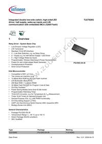 TLE7826GXUMA1 Datasheet Page 4