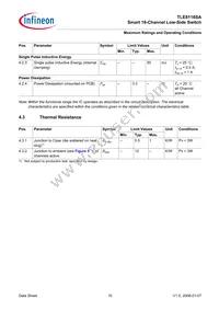 TLE8116SA Datasheet Page 10