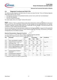 TLE8116SA Datasheet Page 17